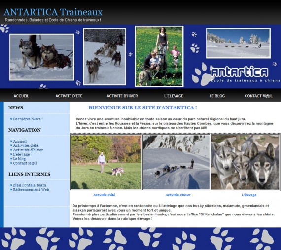 Antartica Traineaux