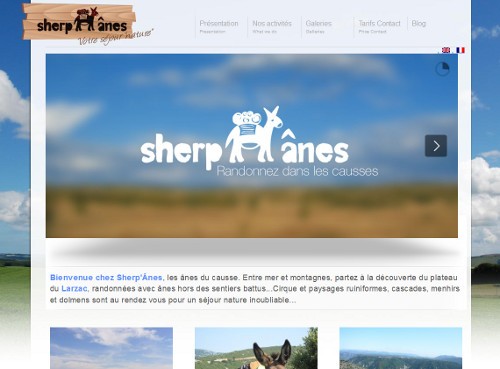 Sherp'�nes Les �nes du causse