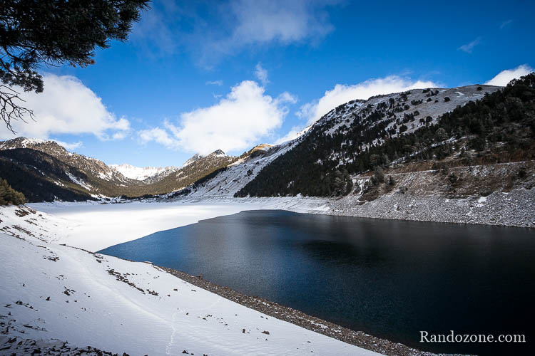 Lac de l'Oule en hiver