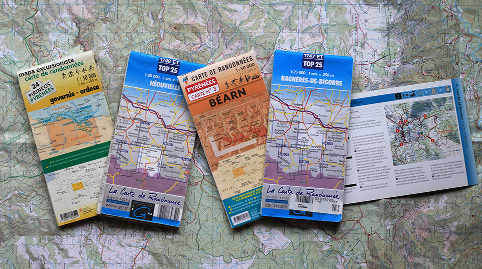 Carte IGN pour la randonnée Cartes de randonnée de l'Ign