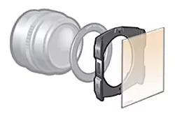 Porte filtre pour filtre ND