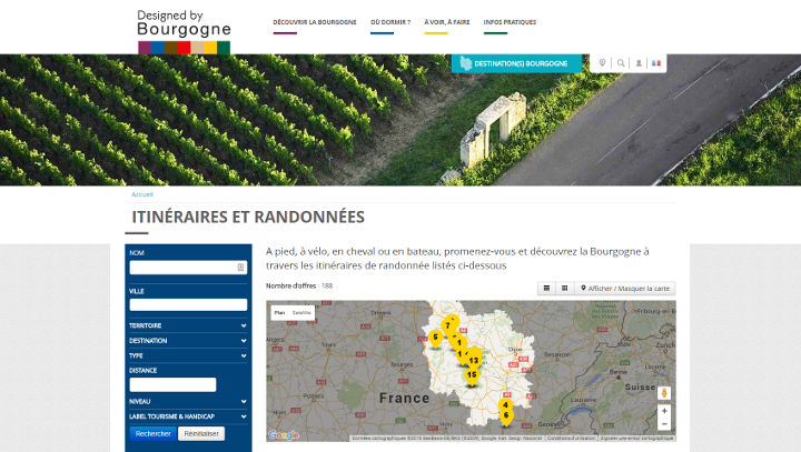 Randonnée Bourgogne