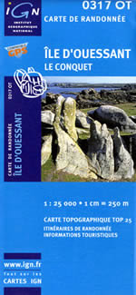 Carte IGN Top 25 n0317 OT