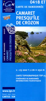 Carte IGN Top 25 n0418 ET