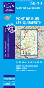 Carte IGN Top 25 n0517 ET