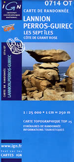 Carte IGN Top 25 n0714 OT