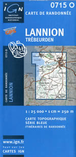Carte IGN Top 25 n0715 OT