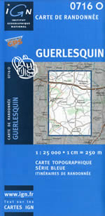 Carte IGN Top 25 n0716 OT