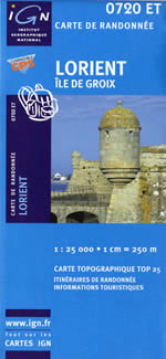 Carte IGN Top 25 n0720 ET
