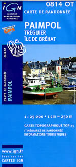 Carte IGN Top 25 n0814 OT