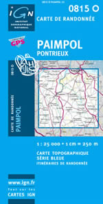 Carte IGN Top 25 n0815 OT