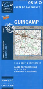 Carte IGN Top 25 n�0816 OT