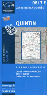 Carte IGN Top 25 n0817 ET