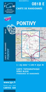 Carte IGN Top 25 n0818 ET