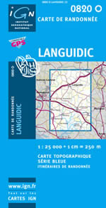 Carte IGN Top 25 n0820 OT