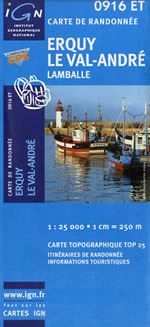 Carte IGN Top 25 n0916 ET