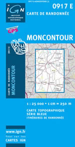 Carte IGN Top 25 n0917 ET