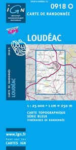 Carte IGN Top 25 n0918 OT