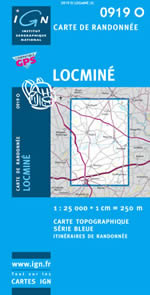 Carte IGN Top 25 n0919 OT