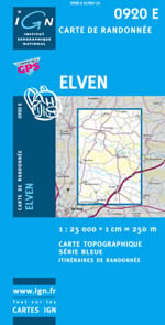 Carte IGN Top 25 n0920 ET