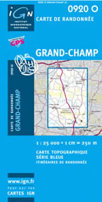 Carte IGN Top 25 n0920 OT