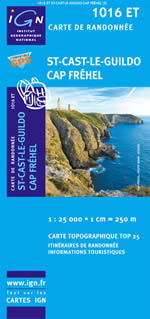 Carte IGN Top 25 n1016 ET