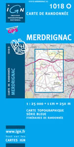 Carte IGN Top 25 n1018 OT