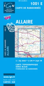Carte IGN Top 25 n1021 ET