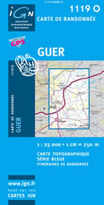 Carte IGN Top 25 n1119 OT