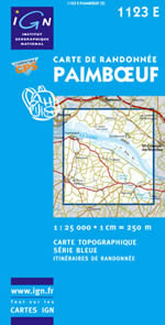 Carte IGN Top 25 n1123 ET