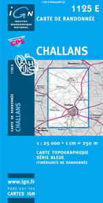 Carte IGN Top 25 n1125 ET