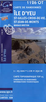 Carte IGN Top 25 n1126 OT