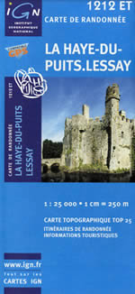 Carte IGN Top 25 n1212 ET
