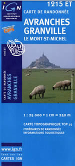 Carte IGN Top 25 n1215 ET