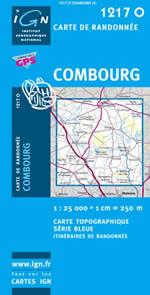 Carte IGN Top 25 n1217 OT