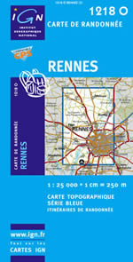Carte IGN Top 25 n1218 OT