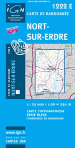 Carte IGN Top 25 n1222 ET