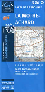 Carte IGN Top 25 n1226 OT