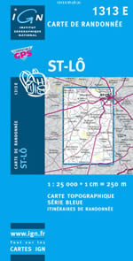 Carte IGN Top 25 n1313 ET