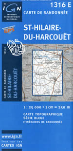 Carte IGN Top 25 n1316 ET
