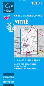 Carte IGN Top 25 n1318 ET