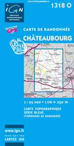 Carte IGN Top 25 n1318 OT