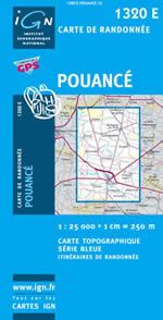 Carte IGN Top 25 n1320 ET