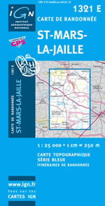 Carte IGN Top 25 n1321 ET