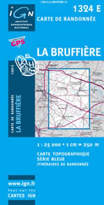 Carte IGN Top 25 n1324 ET