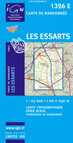 Carte IGN Top 25 n1326 ET