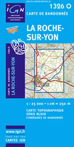 Carte IGN Top 25 n1326 OT