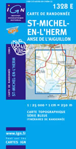 Carte IGN Top 25 n1328 ET