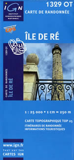 Carte IGN Top 25 n1329 OT