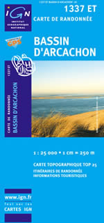 Carte IGN Top 25 n1337 ET